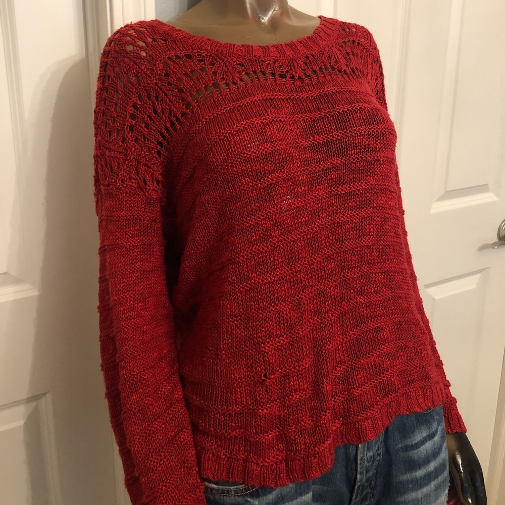 red sweater